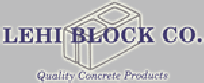 Lehi Block Concrete Products Logo